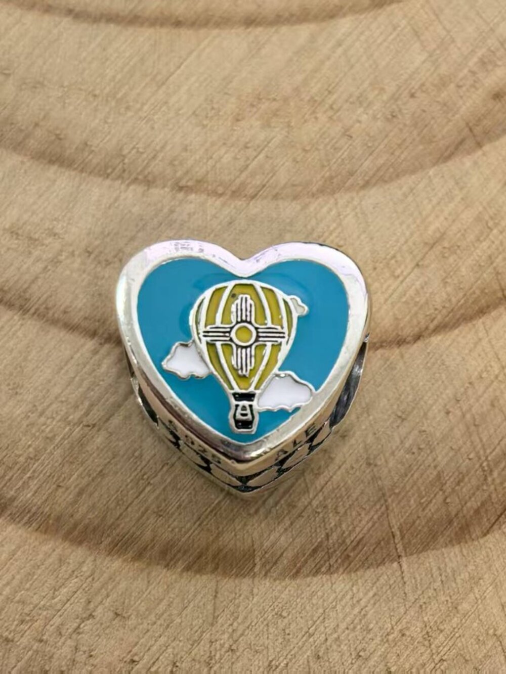 Pandora New Mexico Exclusive Travel Heart Charm Pendant, S925 Silver Jewelry